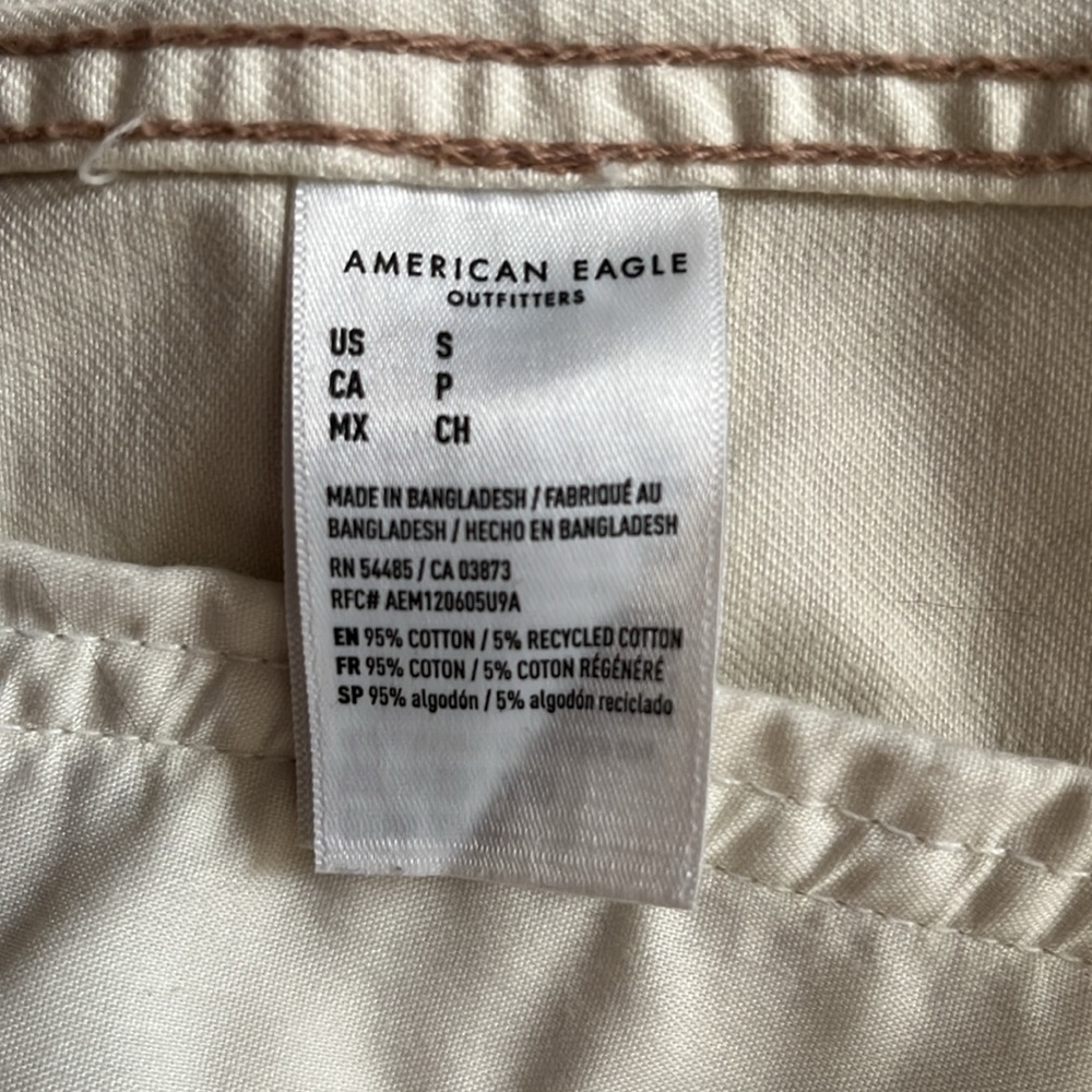 American Eagle White Denim Jacket - Picture 4 of 6